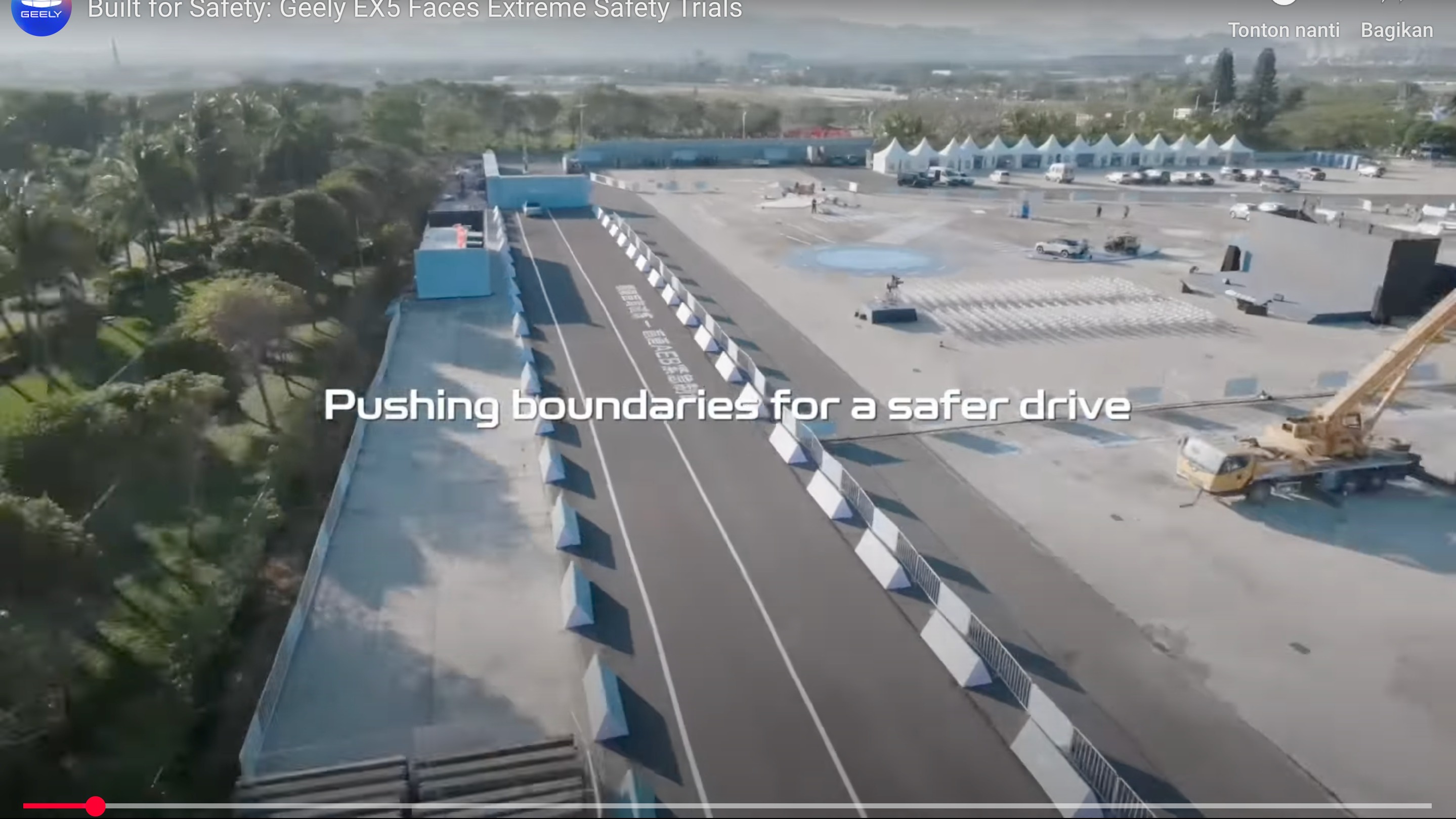 Built for Safety: Geely EX5 Faces Extreme Safety Trials